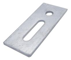 Suporte Reto Chapa Para Haste Solar M10 Em Aço - 30 Peças Suporte Reto Chapa Para Haste Solar M10 Em Aço - 30 Peças