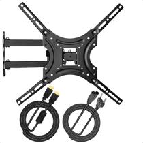 Suporte Retrátil De TV Monitor 32 55 Polegadas Braço Longo Inclinável Cabo HDMI E Cabo Oitinho - Yara