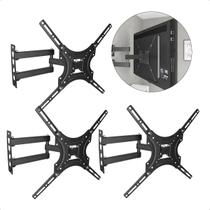 Suporte Retrátil TV 32 Á 55 Polegadas Ajustável Móvel Universal Inclinável Kit Com 3 Suporte Retrátil TV 32 Á 55 Polegadas Ajustável Móvel Universal Inclinável Kit Com 3