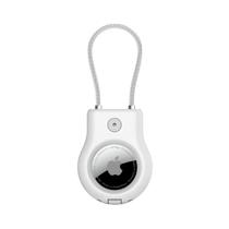 Suporte seguro AirTag Belkin com cabo de fio branco Suporte seguro AirTag Belkin com cabo de fio branco