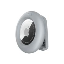 Suporte seguro AirTag Belkin com clipe durável cinza claro Suporte seguro AirTag Belkin com clipe durável cinza claro