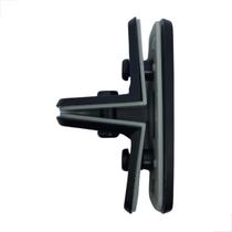 Suporte Sem Miolo Para União De 3 Vidros Em T 1307 Preto