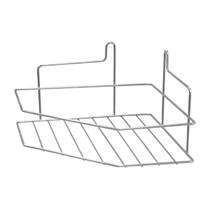 Suporte shampoo cantoneira simples cromado