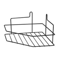 Suporte shampoo cantoneira simples preto Suporte shampoo cantoneira simples preto