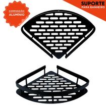 Suporte Shampoo de Canto Oval Para Banheiro Organize Seu Banheiro Com Estilo