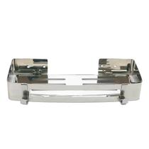Suporte Shampoo Retangular Parede Banheiro Aço Inox Cromado