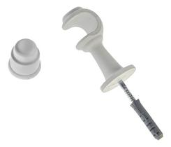 Suporte Simples Branco P/ Varão De Cortina Grosso 28mm