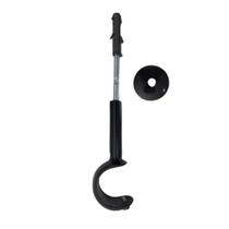 Suporte simples para varão comum 28mm - preto