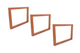 Suporte Simples Prateleira Metalon-3 Peças- 20cm