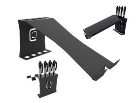 Suporte Smartphone Celular Tablet Com Porta Caneta Preto Suporte Smartphone Celular Tablet Com Porta Caneta Preto