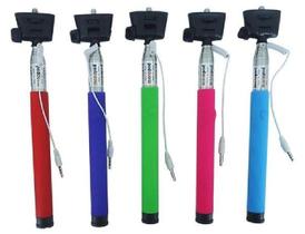 Suporte Smartphone Generico Bastao Para Self C/Cabo Ps2 Rosa Z18-2