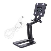 Suporte Smartphone Tablet Extensor Mesa Dobrável Cooler Fan Luz Led ANDROID IOS 101 Suporte Smartphone Tablet Extensor Mesa Dobrável Cooler Fan Luz Led ANDROID IOS 101