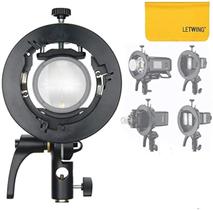 Suporte Speedlite Godox S2 S-Type Bowens Mount para V1 V100