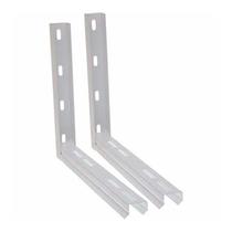 Suporte Split 7.000 a 12.000 BTUs - Almeida, Metal Cinza, 40x40x5cm, Kit Par