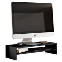 Suporte Stand Base Para Tela Monitor Laptop Soft Elevado 65cm em MDF com 01 Prateleira - Abmaza Suporte Stand Base Para Tela Monitor Laptop Soft Elevado 65cm em MDF com 01 Prateleira - Abmaza