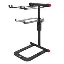 Suporte Stand de Mesa p/ Controladora DJ Notebook Preto -ELG