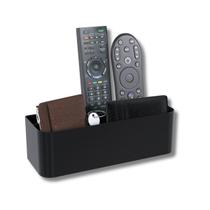 Suporte Stand de Parede com 4 Compartimentos para Controle Remoto Carteiras e Chaves Fixo com Dupla Face Suporte Stand de Parede com 4 Compartimentos para Controle Remoto Carteiras e Chaves Fixo com Dupla Face