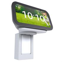 Suporte Stand de Parede e Tomada Vertical Compatível com Alexa Echo Show 5 Terceira 3º Geração