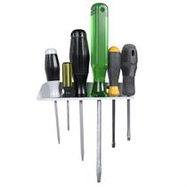 Suporte Stand Organizador de Parede Compatível com 6 Chaves Philips Fenda Universal Suporte Stand Organizador de Parede Compatível com 6 Chaves Philips Fenda Universal