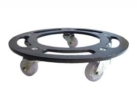 Suporte Suporte Para Vasos De Plantas Aro 40cm Alumínio Fundido Preto Craqueado Paso 150KGS