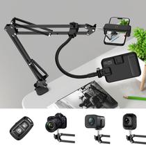 Suporte Suspenso para Celular com Luz de Selfie Portátil Gepege - 60 LEDs Suporte Suspenso para Celular com Luz de Selfie Portátil Gepege - 60 LEDs