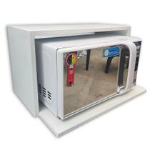 Suporte suspenso para microondas - MDF 63x43x45 - Cozinha - Maclavi Móveis