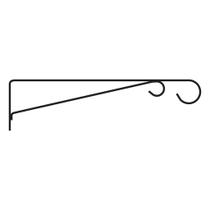 Suporte suspenso para plantas Panacea 85551 preto 38 cm
