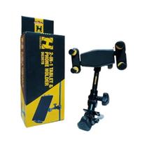Suporte Tablet Celular Hercules Dg307b Ajustável Cor:Preto Suporte Tablet Celular Hercules Dg307b Ajustável Cor:Preto