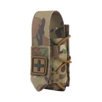 Suporte Tático MOLLE Para Torniquete, Bolsa IFAK TQ, Kit De Primeiros Socorros Com Patch Cruzado E