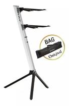 Suporte Teclado Stay Slim Prata 1100/2 + Bag Suporte Teclado Stay Slim Prata 1100/2 + Bag