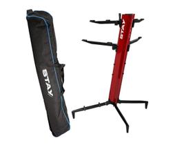 Suporte teclado stay torre 1300/02 vermelha