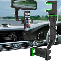 Suporte Telefone Espelho Retrovisor Carro Universal 360 Veicular