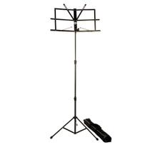 Suporte telescópica para partitura com capa Dolphin - Preto