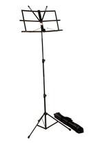 Suporte Telescópica Partitura Com Capa Preto Dolphin 6387