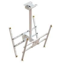 SUPORTE TETO 2TV 10" a 65" VESA 600X400 GIRO 360 BRANCO