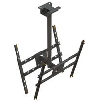 SUPORTE TETO 2TV 10" a 65" VESA 600X400 GIRO 360 PRETO