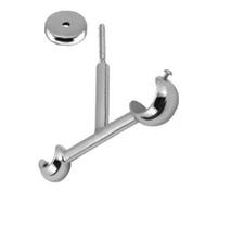 Suporte Teto Duplo 19/28 mm de Alumínio - Par Admirare Suporte Teto Duplo 19/28 mm de Alumínio - Par Admirare