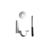 Suporte teto para varão 19mm - branco Suporte teto para varão 19mm - branco
