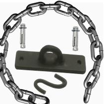 Suporte Teto Saco Pancada c/ Corrente e Parabolts 100x50x2,0 Suporte Teto Saco Pancada c/ Corrente e Parabolts 100x50x2,0