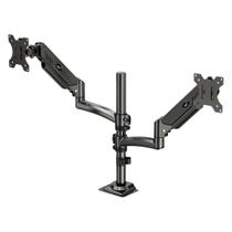 Suporte Tipo Torre Multiarticulado de Mesa, 17"-35", Ergonômico, Preto - ELG FH160L