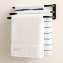 Suporte Toalheiro Triplo De Parede 50cm Porta Toalha Banheiro Suporte Toalheiro Triplo De Parede 50cm Porta Toalha Banheiro