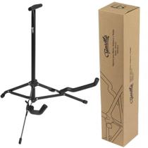 Suporte Tonante de Chão Cor Preto Para Baixo Violão Guitarra Portátil Pedestal Dobrável Com Base Ajustável Emborrachada