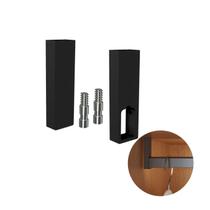 Suporte Topo Lateral Em Preto Fosco Para Cabideiro Cintre Rometal Suporte Topo Lateral Em Preto Fosco Para Cabideiro Cintre Rometal