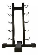 Suporte Torre De Chão Para 10 Halteres Expositor Para Academia Musculação Fitness