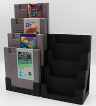 Suporte Torre para Cartuchos NES - 8 Jogos
