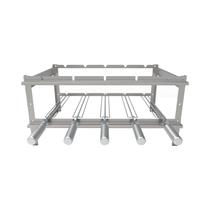 Suporte Tradicional Inox para 5 Espetos + 3 Espetos Tridente + 2 Espetos Espada