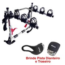 Suporte Transbike Fire Para 3 Bicicletas True Sports, Brinde Pisca Dianteiro e Traseiro