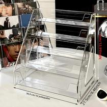 Suporte Transparente Para CDs E Discos De Vinil, Caixa Mini Para Exibição De Discos, Organizador De