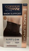 Suporte traseiro Copper Fit Elite Air, tamanho ajustável Suporte traseiro Copper Fit Elite Air, tamanho ajustável