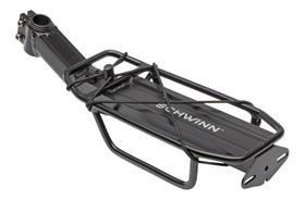 Suporte traseiro de bicicleta Schwinn Deluxe Lightweight, capacidade de 9 kg, preto Suporte traseiro de bicicleta Schwinn Deluxe Lightweight, capacidade de 9 kg, preto